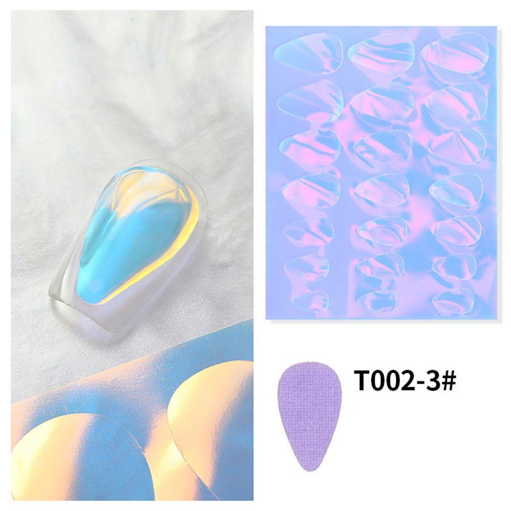 Mxbeauty Aurora Es Batu Kuku Foil Gadis Hologram Manicure Laser Candy Paper Cellophane Kertas