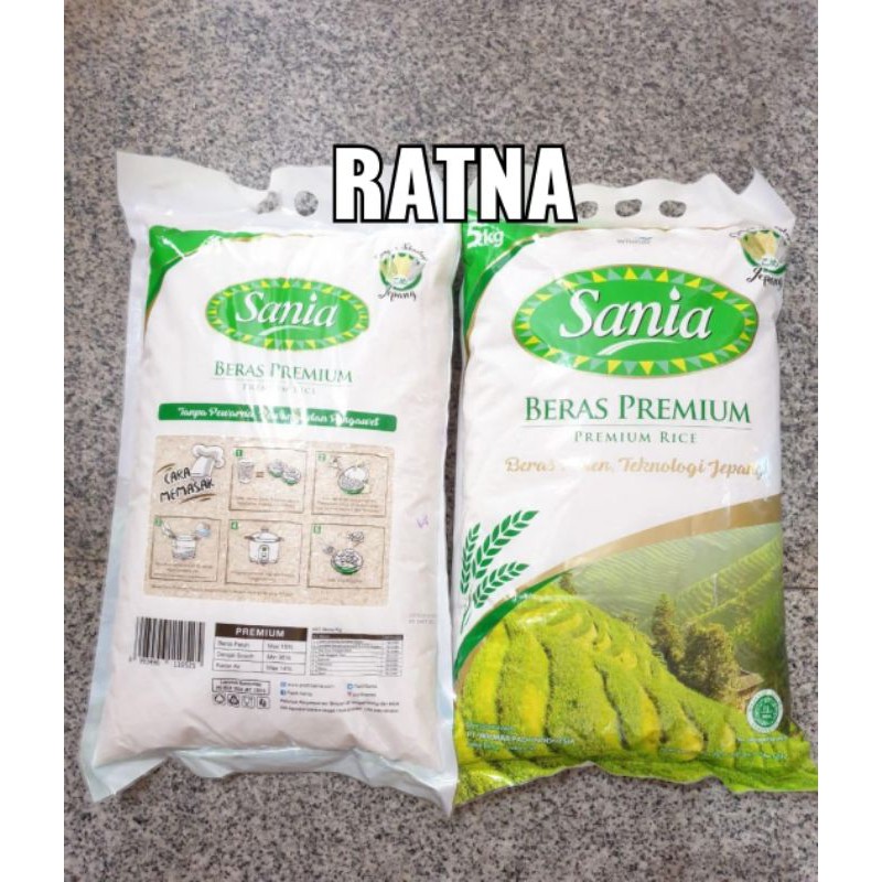 Beras Premium Sania 5 Kg 5kg Beras Pulen Teknologi Jepang Shopee Indonesia 7174