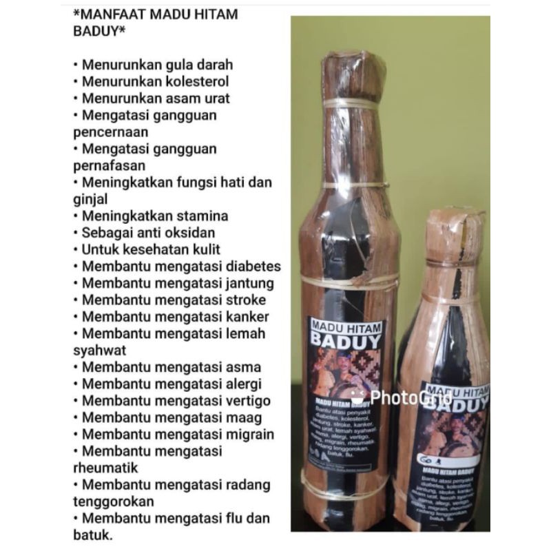 

Madu Hitam Baduy 325ML