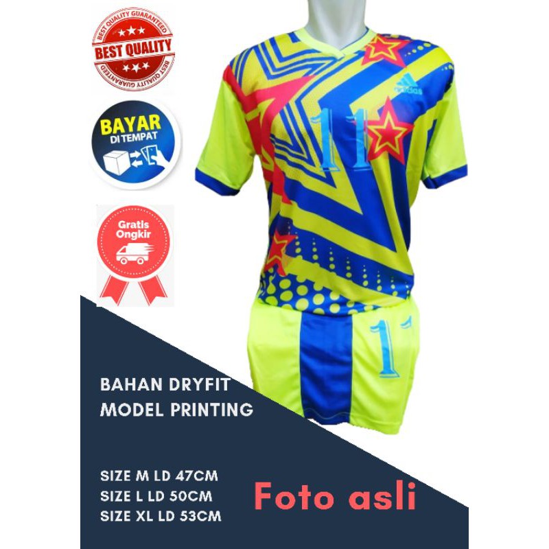 BAJU JERSEY BOLA/FUTSAL/VOLLY PRINTING