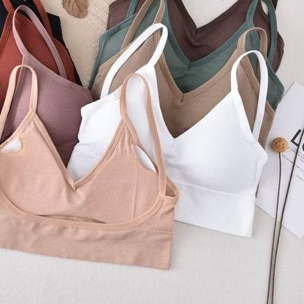 ✯ Sakura Pakaian Wanita Dalam Cup A/B Bh U Backless Underwear brallete Bra Wrapped bras Bralette 106