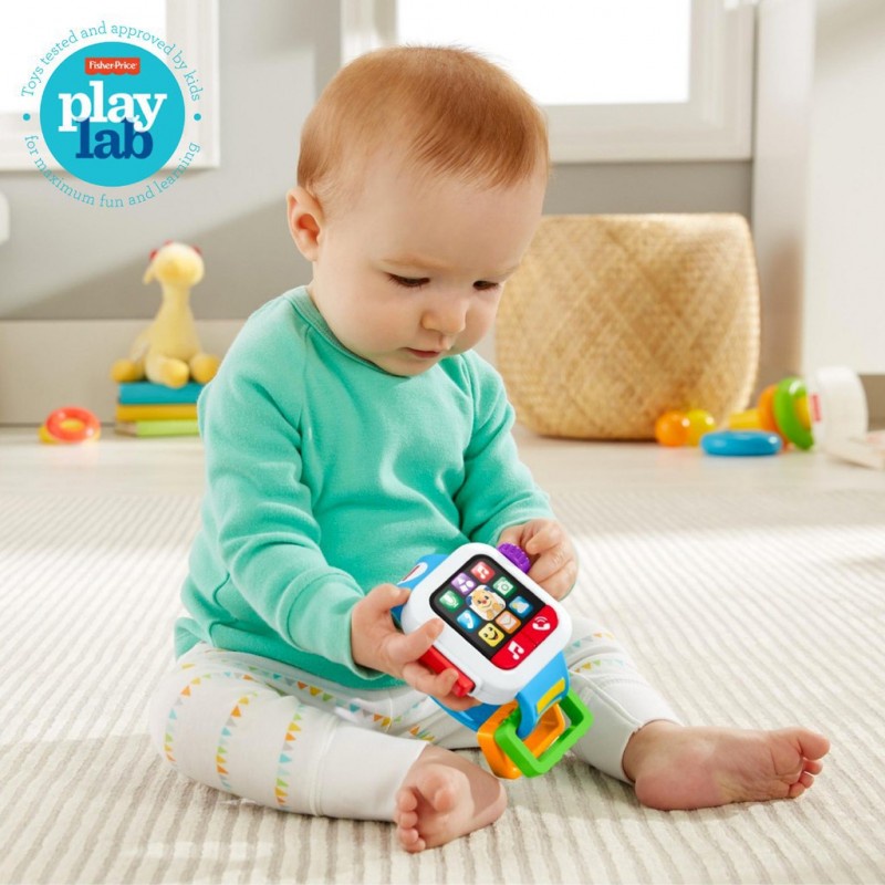 Fisher Price Laugh &amp; Learn Time to Learn Smartwatch Mainan Bayi