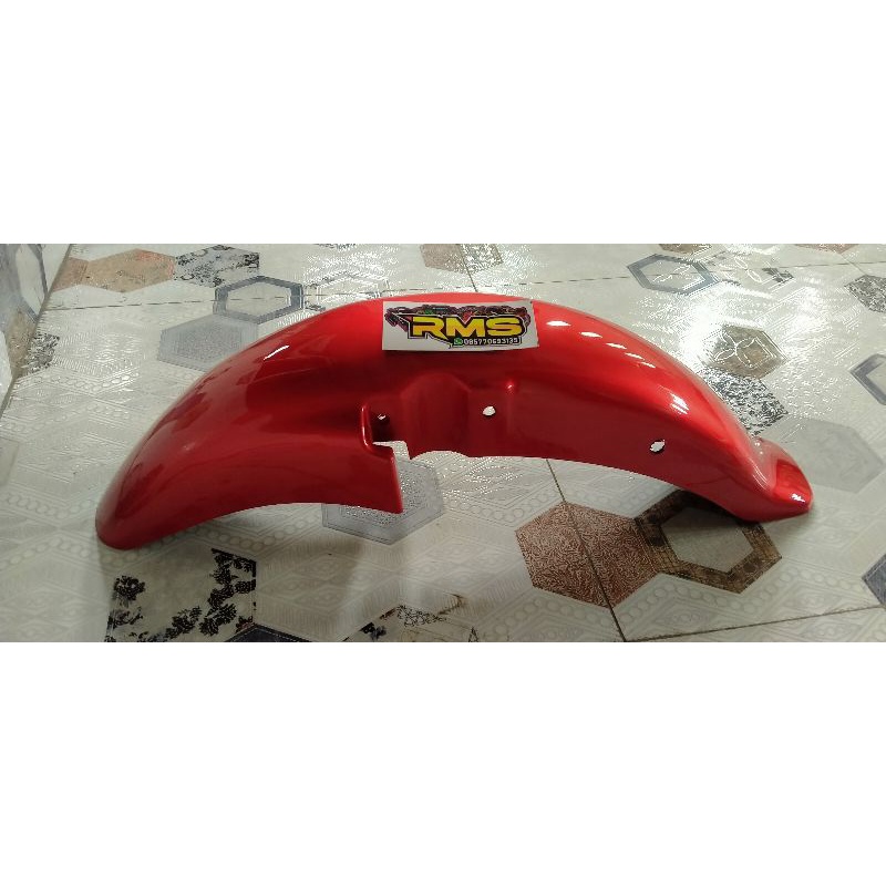 spakbor depan honda megapro lama buat tiger 2000 warna merah maroon