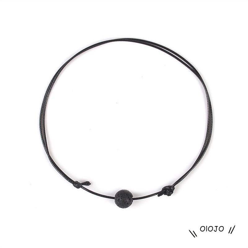 Gelang Kaki Tali Anyaman Adjustable Gaya Retro Untuk Pasangan / Pria / Wanita ol2