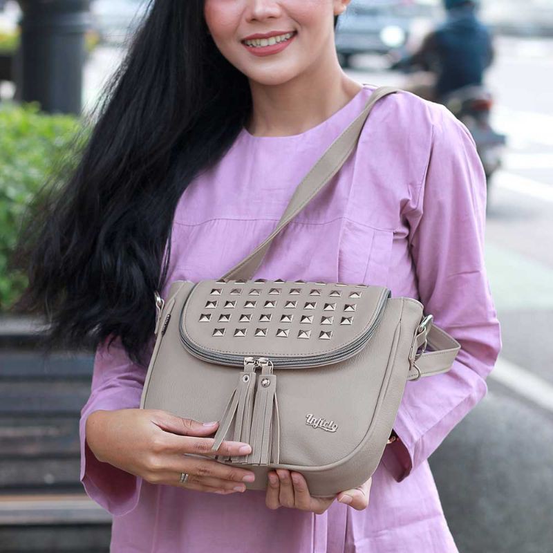 10 Varian - Tas Salempang Wanita Slingbag Pesta Kantor Cewek Distro Terbaru Bahan Premium Original