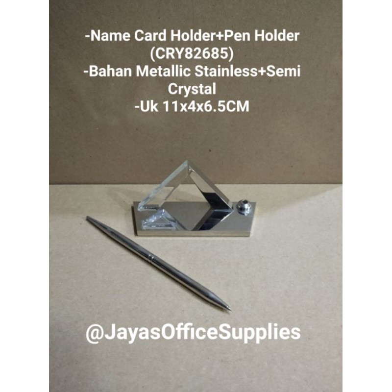 

Name Card Holder+Pen Holder (CRY82685)