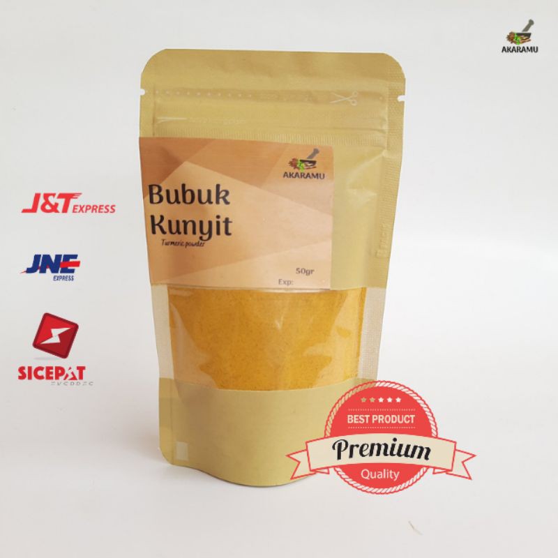 

Bubuk Kunyit/Kunir/Turmeric JSR 100% Alami 50 Gr