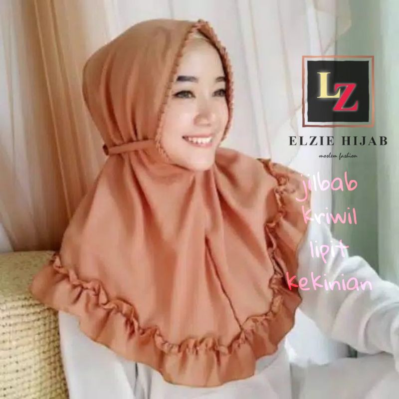 ELZIE HIJAB | HIJAB BERGO REMPEL CANTIK DIAMOND