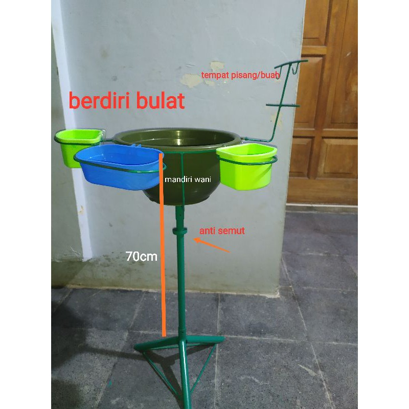 tempat pakan burung cucak Rowo