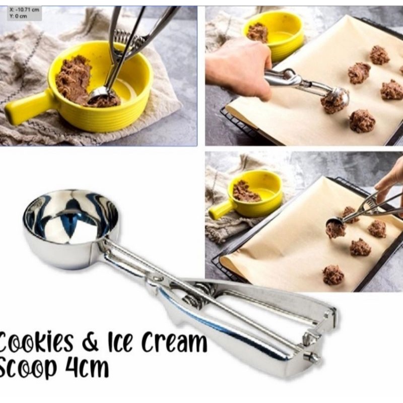 Scoop Ice Cream I Sendok Ice Cream I ice Scoop Cream Varian Size