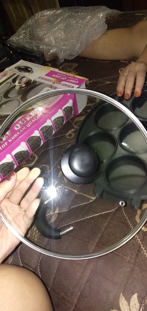 Cetakan Kue 7 Lubang Datar - Snack Maker Lumpur Martabak Mini Cubit Wingko Alat Masak Dapur Cake New