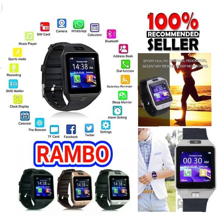 SMART WATCH U9 DZ09 / JAM TANGAN HANDPHONE PINTAR SMARTWATCH DZ 09 SR