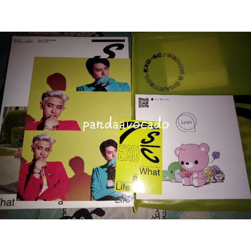 EXO Chanyeol Sehun 'What a life' Album Only