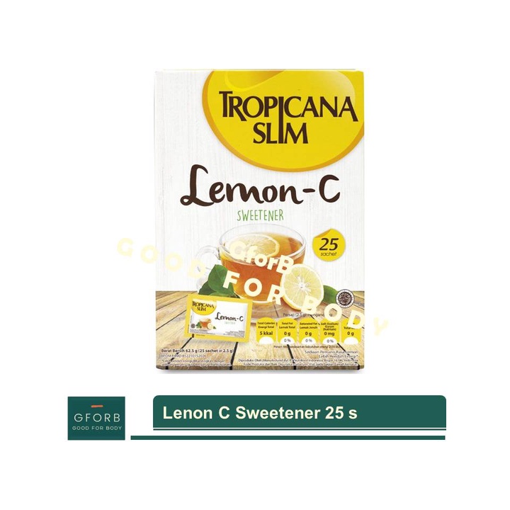 

Tropicana Slim Lemon C Sweetener 25 Sachet