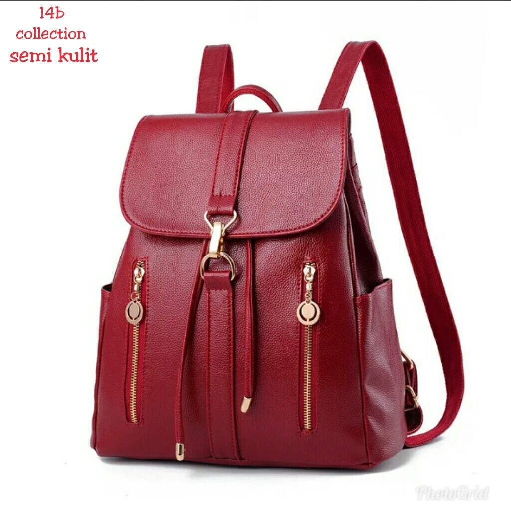HOT ITEM  Backpack SABRINA TUTUP KAIT , Tas Wanita , Tas Punggung , Tas Bandung , Tas Fashion