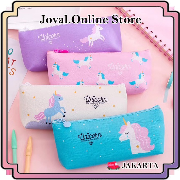 

TEMPAT PENSIL MOTIF UNICORN LUCU