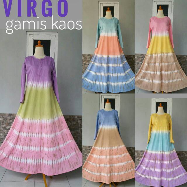 Gamis pelangi VIRGO