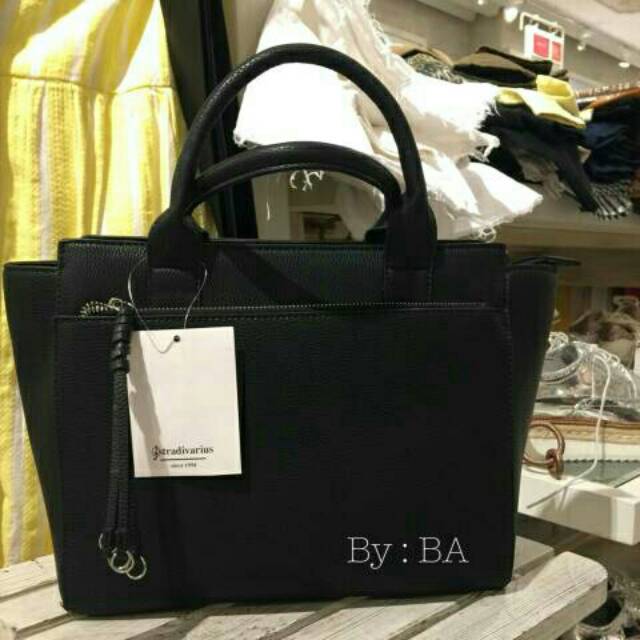 STRADIVARIUS CURLY TOTE SLING BAG / TAS BRANDED ELEGANT / WOMEN'S MODIST BAG LUXURY