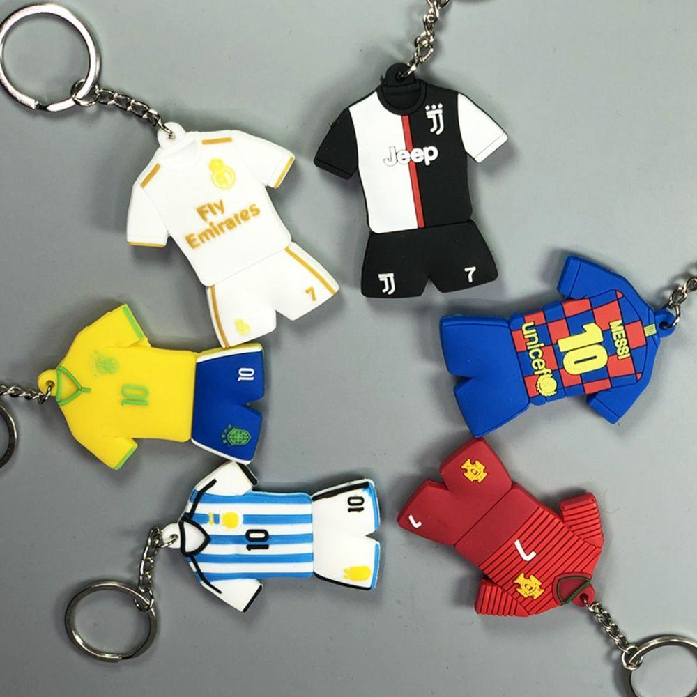 Needway Football Jersey Pendant Ornamen Lucu Bintang Sepak Bola Mini Football Shirt'Gantungan Kunci Korea Untuk Pria Key Pendant