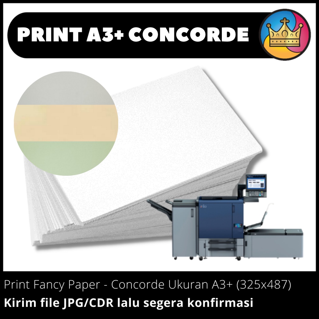 

DIGITAL PRINT A3+ Cetak Kertas Fancy Paper Concorde