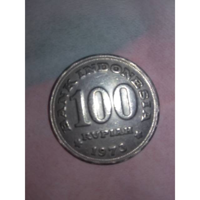 Uang Logam 100 Rupiah Tebal Tahun 1973