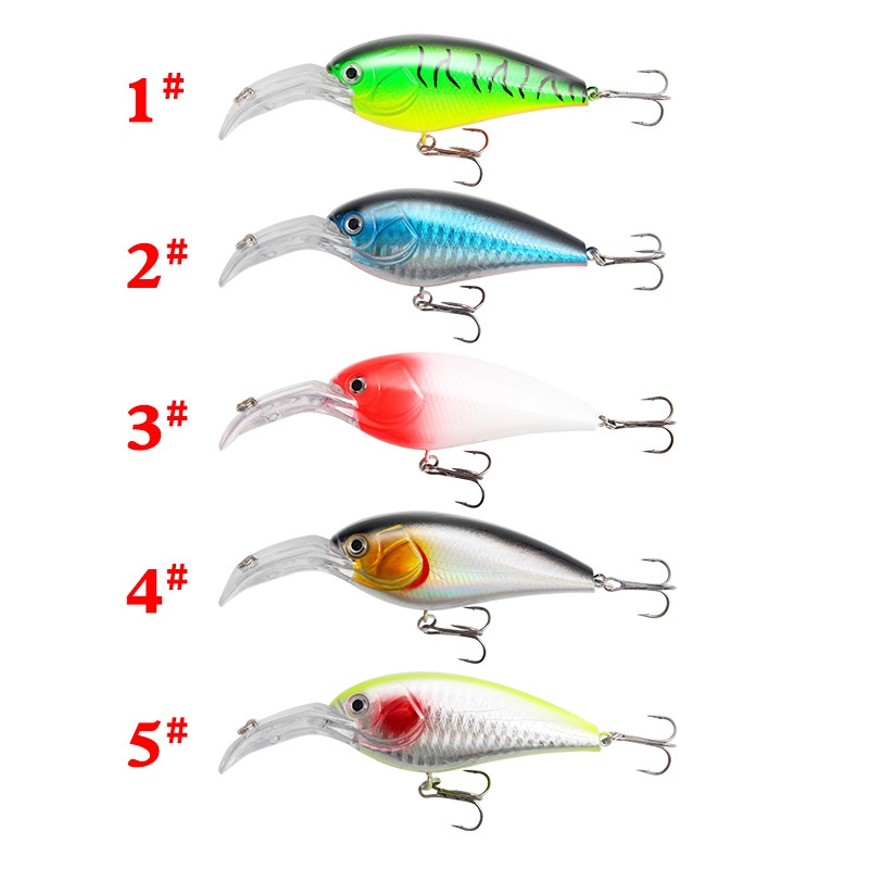 Umpan Pancing Crankbait Wobbler Keras 10.7cm / 21g Untuk Ikan Bass / Trout / Air Tawar / Asin