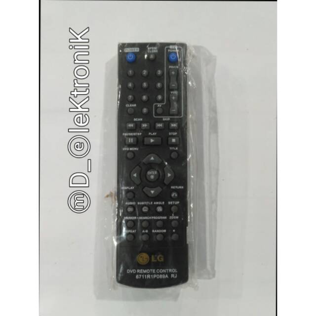 Remote dvd player LG