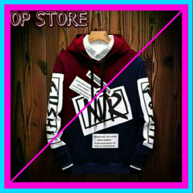 (BAYAR DITEMPAT)HOODIE JUMPER NR MODIS BEST PRODUK
