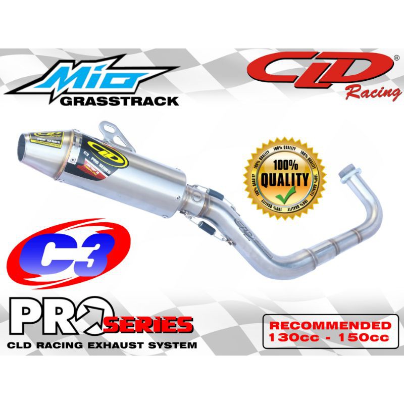 Knalpot CLD Racing MIO Nouvo Type Pro Series ORIGINAL