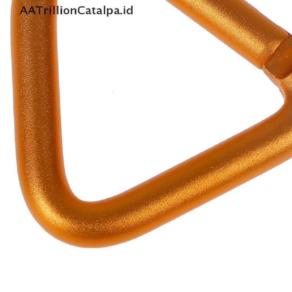 Aatrillioncatalpa 1PC Carabiner Bentuk Segitiga Untuk Campinghikingoutdoor