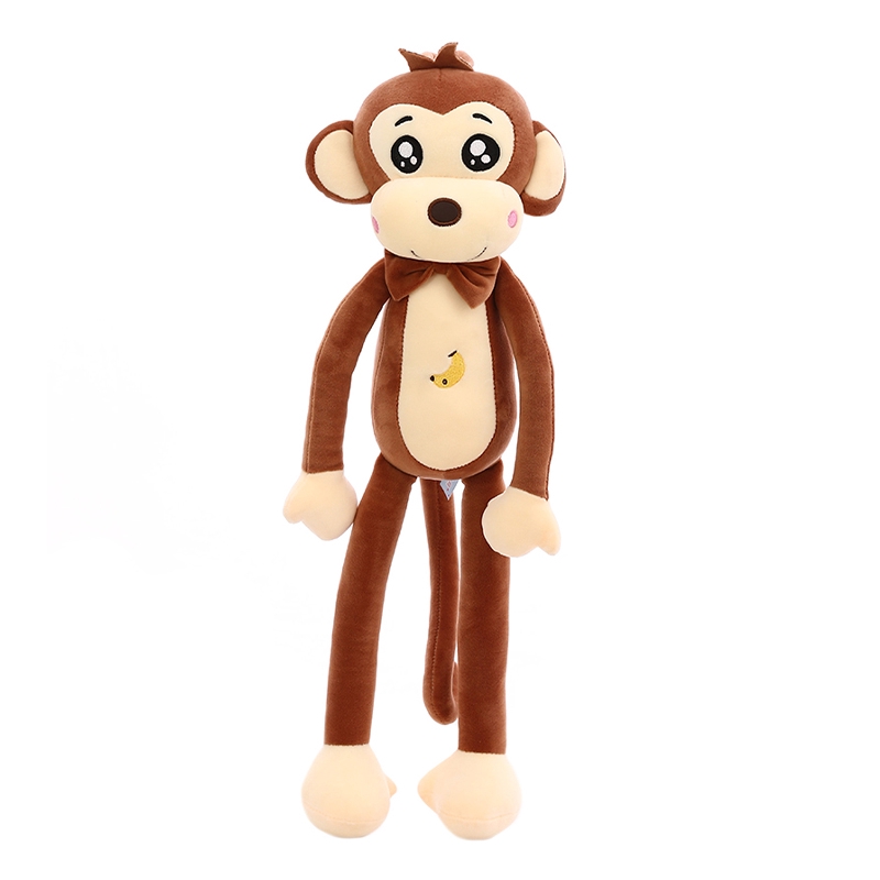 Super lembut monyet boneka mainan mewah monyet bantal bayi Super lembut monyet boneka mainan mewah monyet bantal bayi
