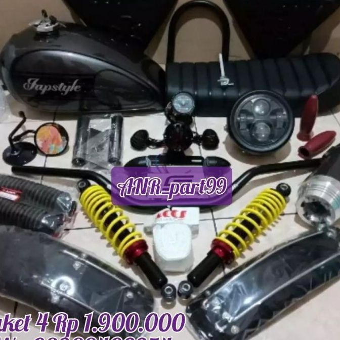 paket hemat japstyle custom gl thunder scorpio mp tiger byson