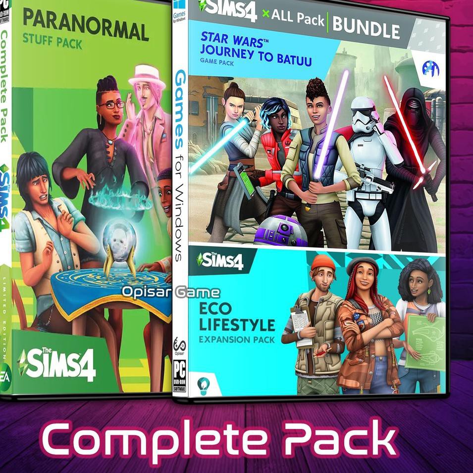 GROSIR" The Sims 4 PC Complete Pack Full DLC + ALL Expansion & Stuff OFFLINE