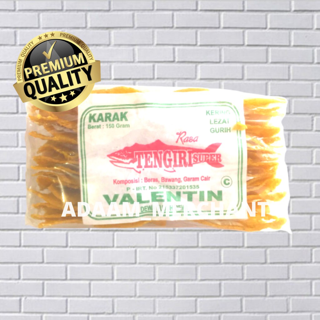 

Karak Khas Solo VALENTINE | Rasa TENGIRI