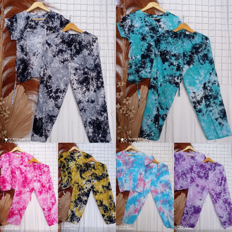 set panjang tie dye