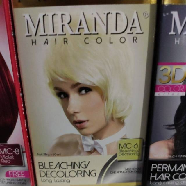 SEMIR RAMBUT MIRANDA BLEACHING PUTIH BLICING MC6