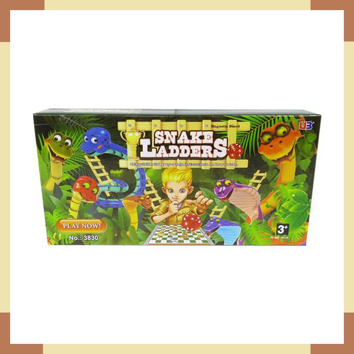 Mainan Edukasi / Edukatif Anak - Snake Ladders Ular Tangga Magnetic