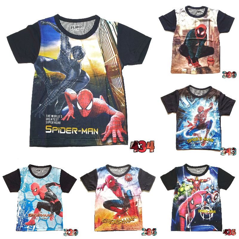 Furo Kaos Anak Spiderman