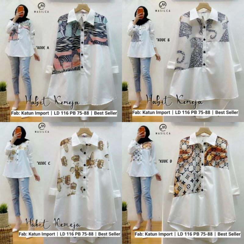 Kemeja cewek Habit