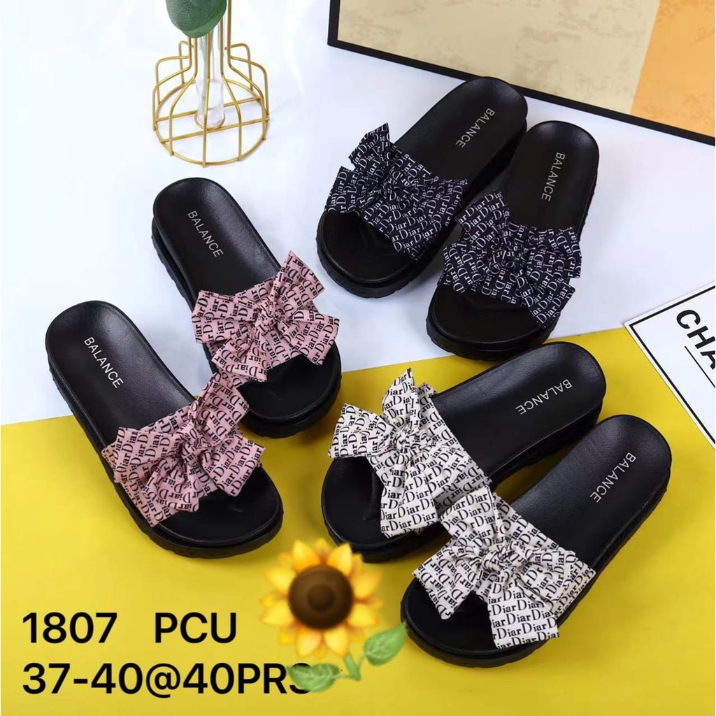 Sandal Karet Jelly Wedges Wanita import Model Terbaru Original Kekinian by AGUNG STYLE Balance 1807