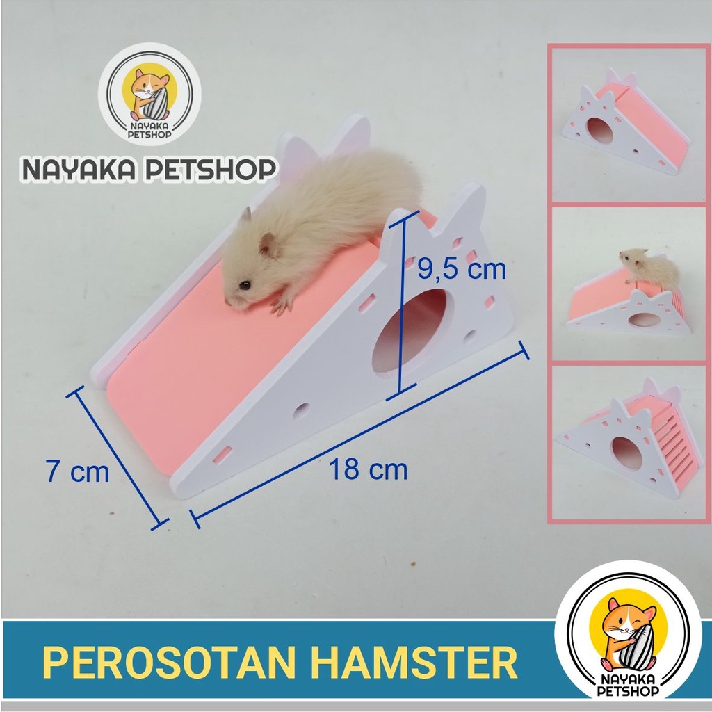 Mainan Hamster Ayunan Jungkat Jungkit Jembatan Perosotan Hamster