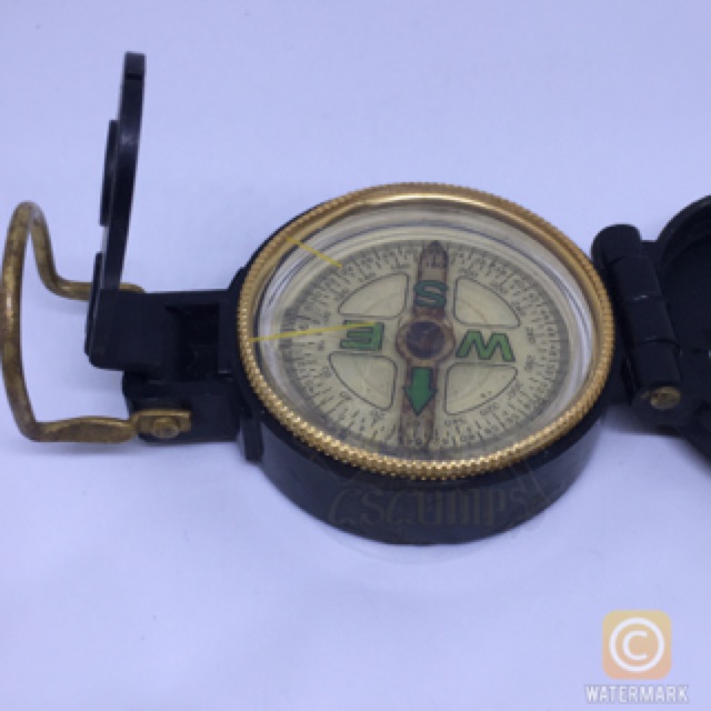 Vintage Engineer Directional Compass Kompas antik