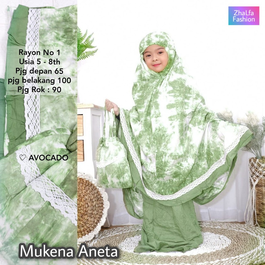 mukena lebaran 2021 / mukena anak umur 8 tahun / mukena anak umur 7 tahun / mukena anak mewah /READY