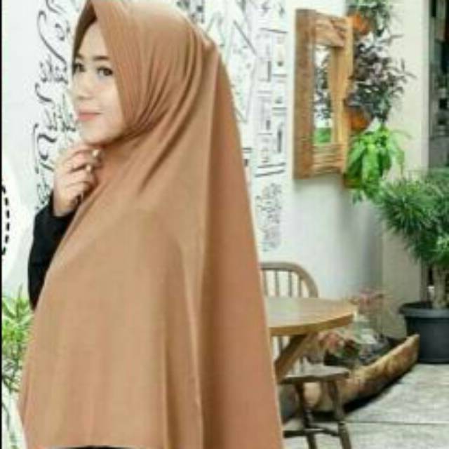 [HUSNA HIJAB] Khimar Ped Ukuran XL Standar 75cm x 100cm / Kerudung Ped