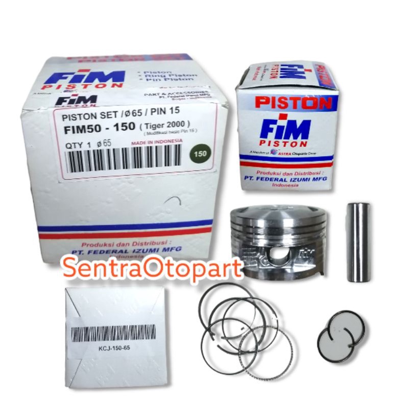 Piston seher kit tiger megapro gl pro neotech oversize 150 fim