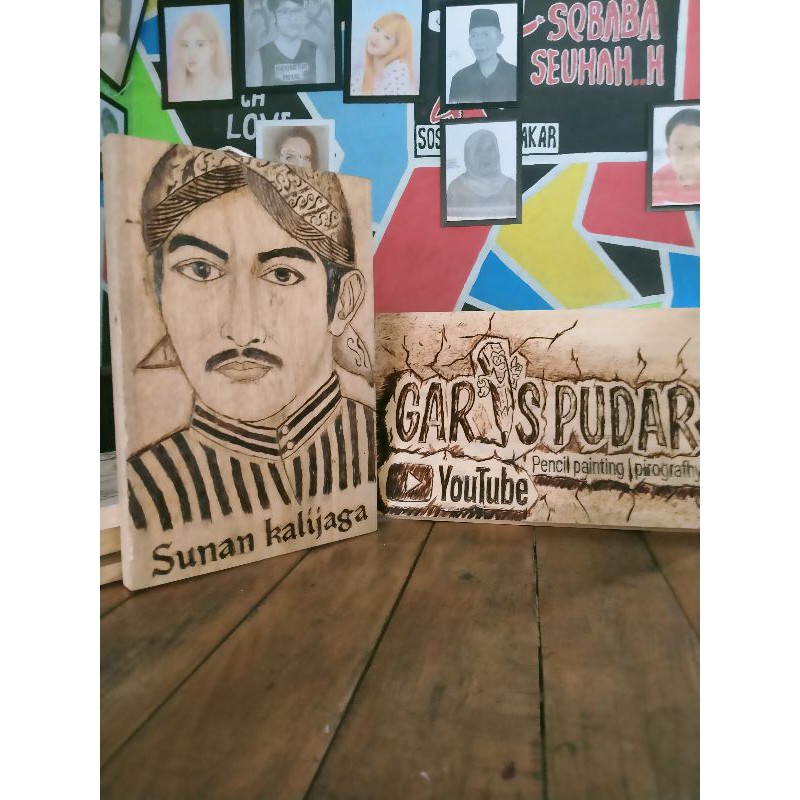 Lukisan wajah, lukisan bakar Pyrography