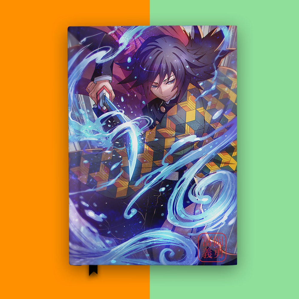 

Notebook Kimetsu No Yaiba Tomioka Giyuu Anime Cosplay Buku Tulis Hardcover Jurnal Custom