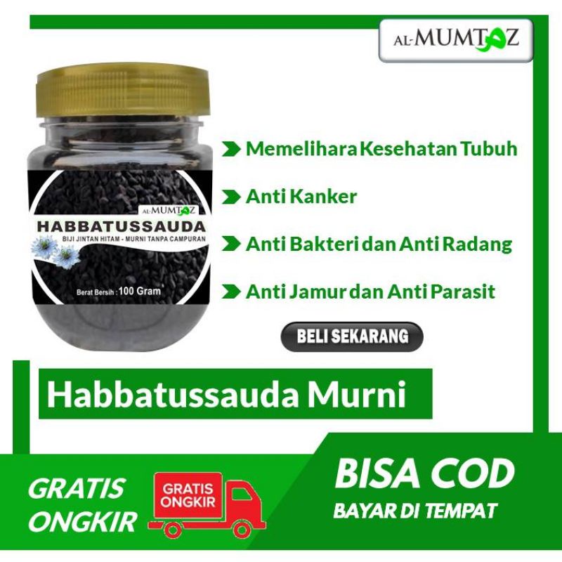 Habbatussauda Original Asli Biji Bubuk 100 gram Jintan Hitam Habatusauda Habbats Original Habbasyifa