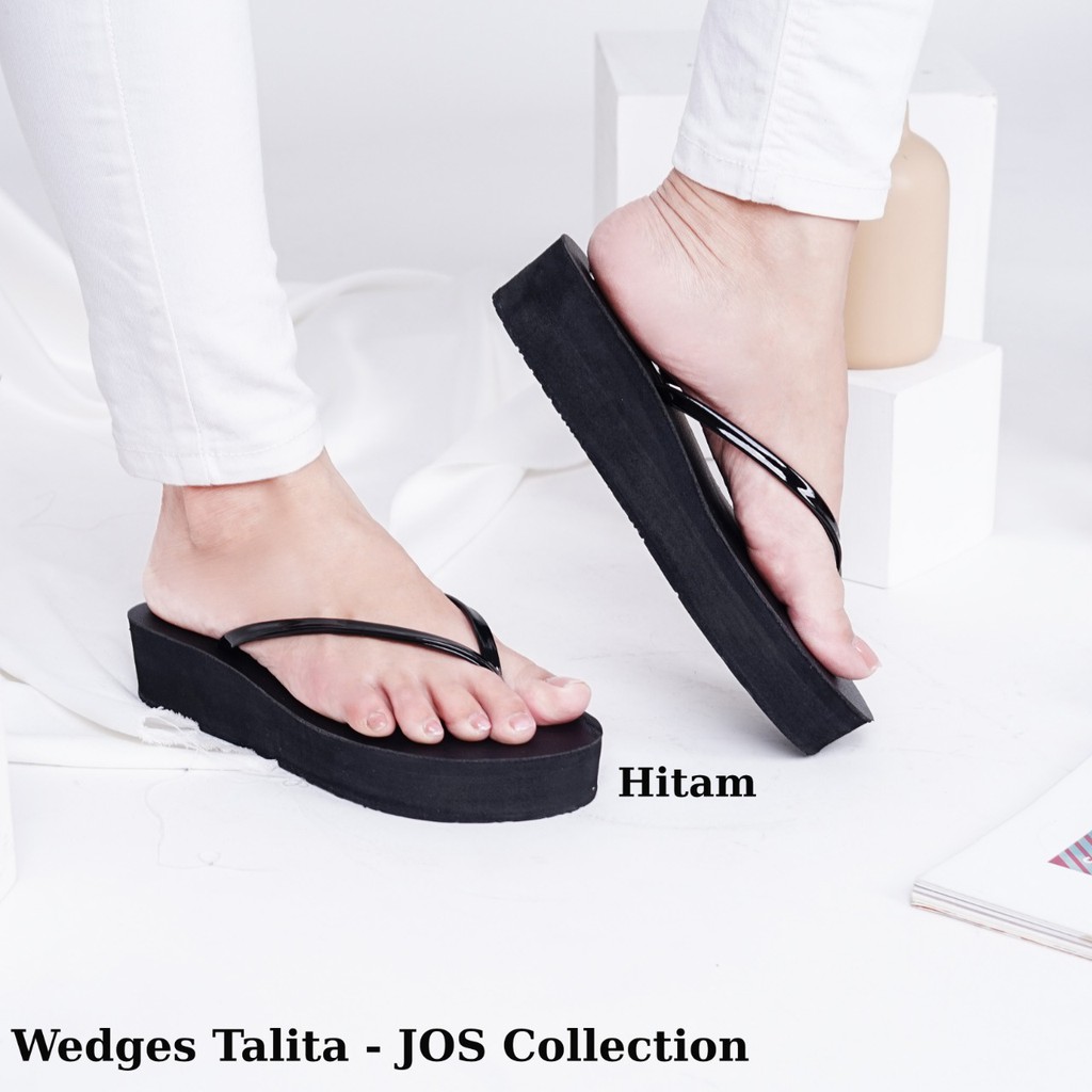 Sandal Wedges Wanita - Talita Tinggi 4 cm by JOS Collection