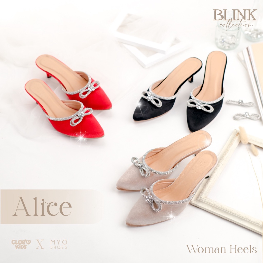 CLOEVKIDS - Heels Wanita Dewasa Alice Cloevkids x Myoshoes